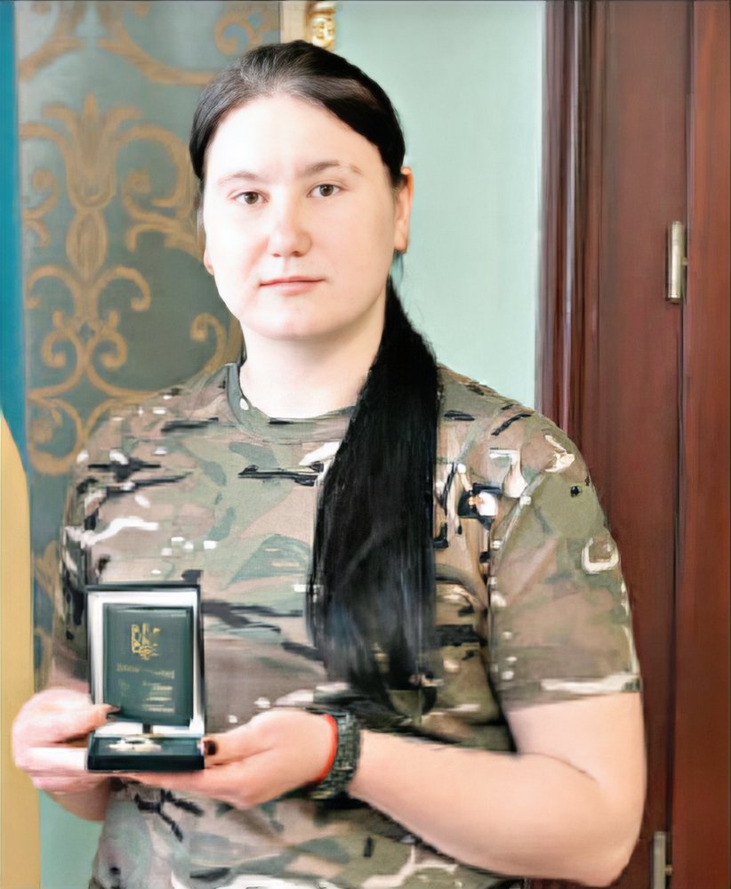 Відважна військова Марина Крижанівська